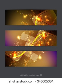 Abstract mesh background for banner