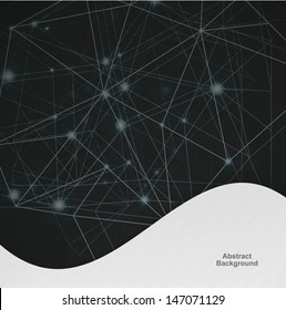 Abstract mesh background with circles