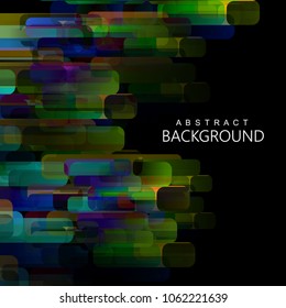 Abstract mesh background with circles, lines and shapes