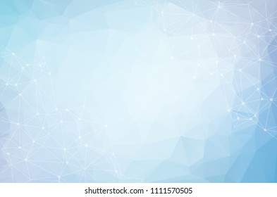 Abstract mesh background with circles, lines and shapes | EPS10 Futuristic Design