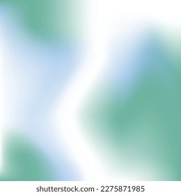 Abstract mesh background with green, white and blue colors fading, blur