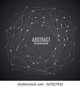 Abstract mesh background grid.