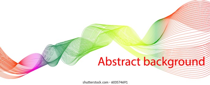 Abstract mesh background with lines and text space isolated on white background. EPS10 Editable digital wallpaper, background, template.