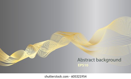 Abstract mesh background with lines and text space isolated on dark background. EPS10 Editable digital wallpaper, background, template.