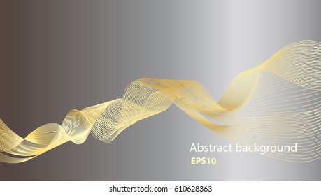 Abstract mesh background with lines and text space isolated on dark background. EPS10 Editable digital wallpaper, background, template.