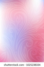 Abstract mesh background in pastel colors. Colorful smooth banner template. Vector Background.
