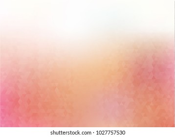 Abstract mesh background in pastel colors. Colorful smooth banner template. Vector Background.