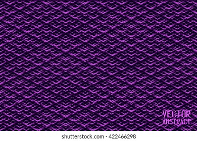 Abstract Mesh Background. Violet Rhombic Elements for Your Design. Vector illustration