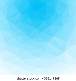 Abstract mesh blue & white polygonal background.