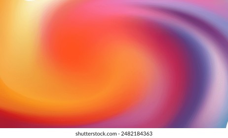 Abstractas fondo de malla borrosa con un patrón de ondas cautivadoras en tonos vibrantes de rosa y naranja, un activo de diseño moderno y visualmente atractivo