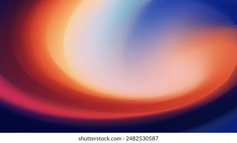 Abstractas fondo desenfocado de malla con un cautivador patrón ondulado en una armoniosa combinación de azul, blanco y naranja, un activo de diseño moderno y visualmente atractivo