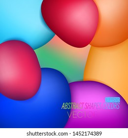 Abstract mesh colorful scene vector wallpaper backgrounds