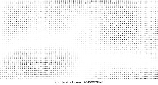 Textura de gradiente de meio-tom pontilhado de malha abstrata. Desenho de fundo de bolinhas de fuga abstrato