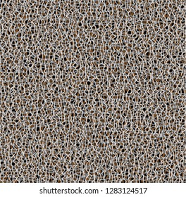 Abstract mesh or fiber texture. Intersecting broken lines. Industrial background