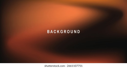 abstrakte Mesh-Gradation orangefarbene Hintergrundvorlage mit fließender Vektorgrafik, Vektorgrafik