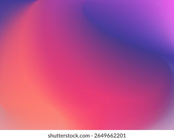 Abstract mesh gradient background with magenta purple yellow orange magenta purple background. Soft gradient backdrop for wallpaper
