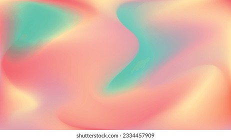 Abstract mesh gradient. Background for product design, social media, banners and covers. Y2K art concept. Editable vector.