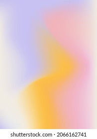 Abstract mesh gradient. Cute gradient background. Colored fluid graphic composition. Vibrant minimal hologram gradient. Editable vector.