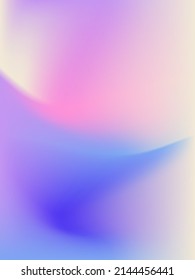 Abstract mesh gradient. Cute gradient background. Colored fluid graphic composition. Vibrant minimal hologram gradient. Editable vector.