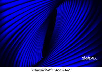 Abstract mesh gradient digital technology, smooth particle wave, big data techno, design concept background and wallpaper, vector eps
