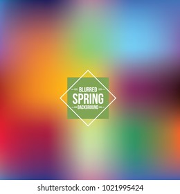 
Abstract Mesh Gradient Spring Colorful Background 