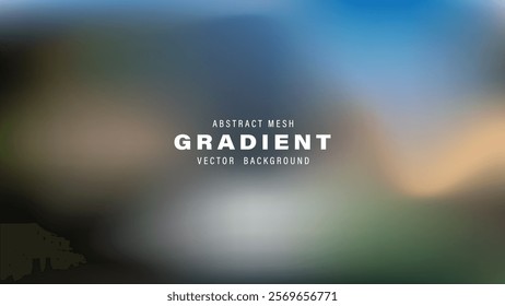 Abstract Mesh Gradient Vector Background Design Template