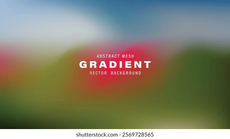 Abstract Mesh Gradient Vector Background Design Template Blurred
