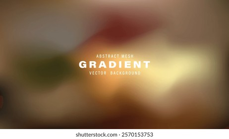 Abstract Mesh Gradient Vector Background Design Template
