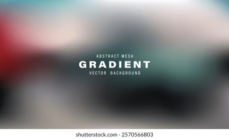 Abstract Mesh Gradient Vector Background Design Template Blurred
