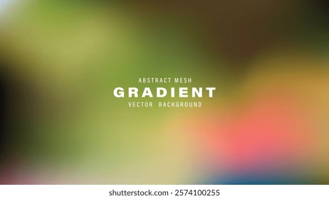 Abstract Mesh Gradient Vector Background Design Template
