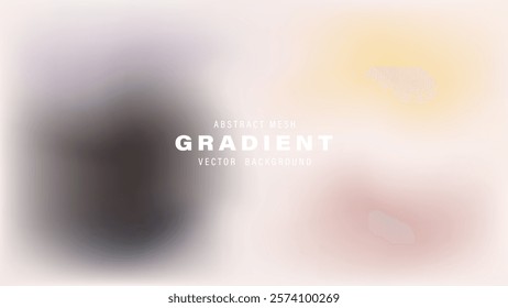 Abstract Mesh Gradient Vector Background Soft Blends, Pastel Hues
