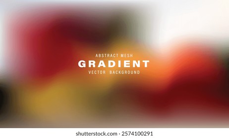 Abstract Mesh Gradient Vector Background Design Template
