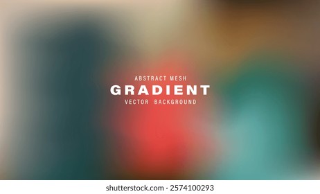 Abstract Mesh Gradient Vector Background Design Template Colors Blurred
