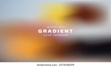 Abstract Mesh Gradient Vector Background Blurry, Smooth, Colorful
