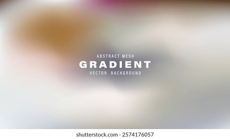 Abstract Mesh Gradient Vector Background Design Template
