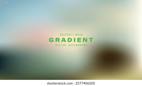 Abstract Mesh Gradient Vector Background Design Template Illustration
