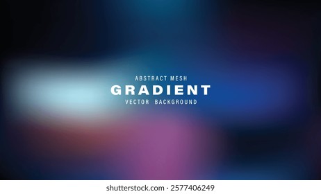 Abstract Mesh Gradient Vector Background Design Template Illustration
