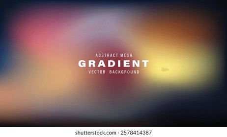 Abstract Mesh Gradient Vector Background Design Template

