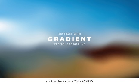 Abstract Mesh Gradient Vector Background Design Template
