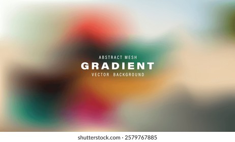 Abstract Mesh Gradient Vector Background Design Template Image