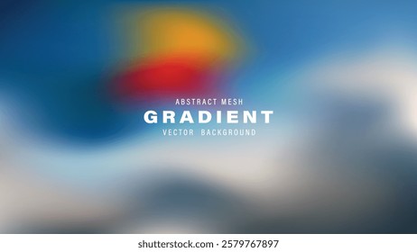 Abstract Mesh Gradient Vector Background Design Illustration Artwork
