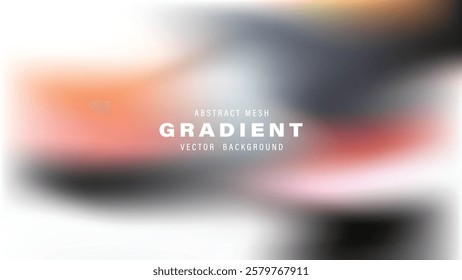 Abstract Mesh Gradient Vector Background Design Template
