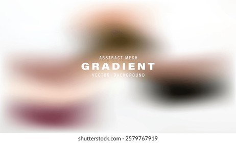 Abstract Mesh Gradient Vector Background Design Template
