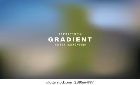 Abstract Mesh Gradient Vector Background Design Template
