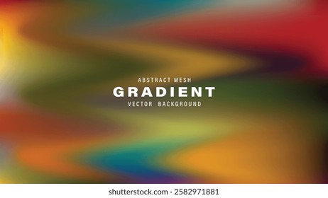 Abstract Mesh Gradient Vector Background Design Template
