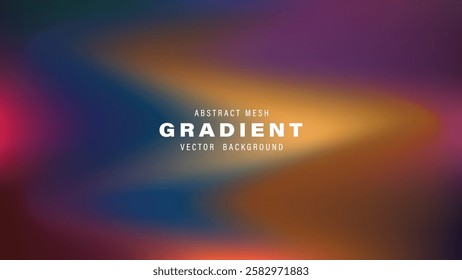 Abstract Mesh Gradient Vector Background Design Template
