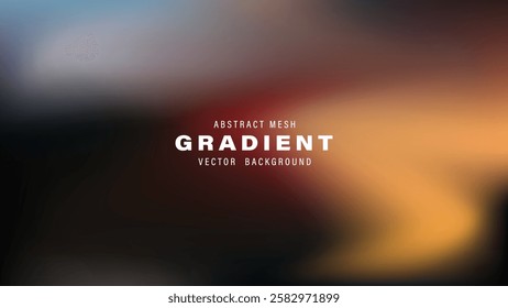 Abstract Mesh Gradient Vector Background Design Template Illustration
