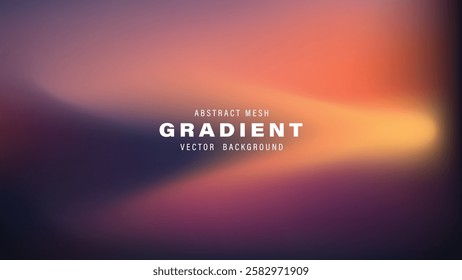 Abstract Mesh Gradient Vector Background Design Template
