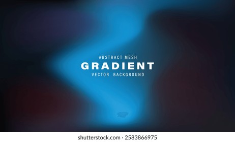 Abstract Mesh Gradient Vector Background Design Template Illustration
