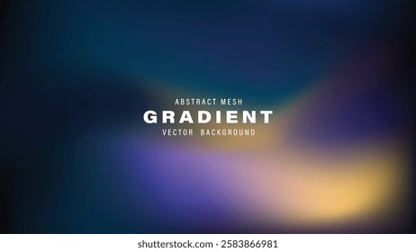 Abstract Mesh Gradient Vector Background Design Template Illustration
